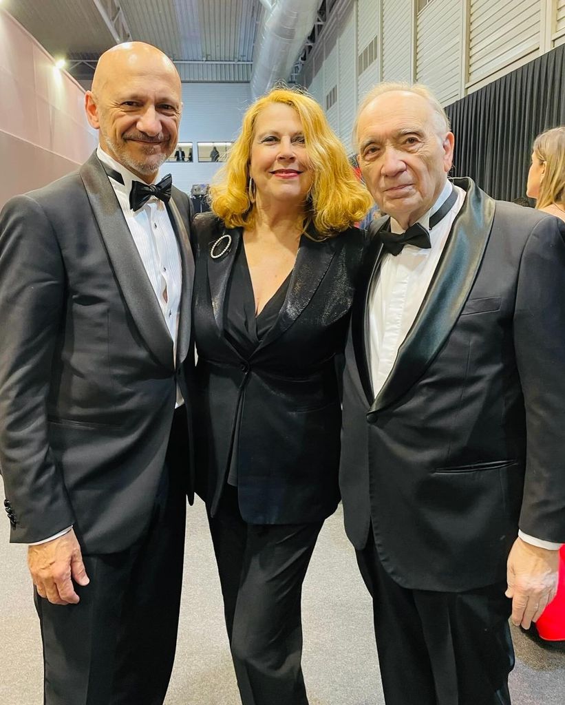 Jorge de Juan, junto a Amparo Climent y Fernando Méndez Leite