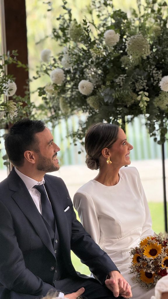 La boda de María Miñana, reportera de Telecinco
