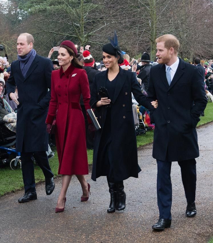 Los príncipes de Gales y los duques de Sussex