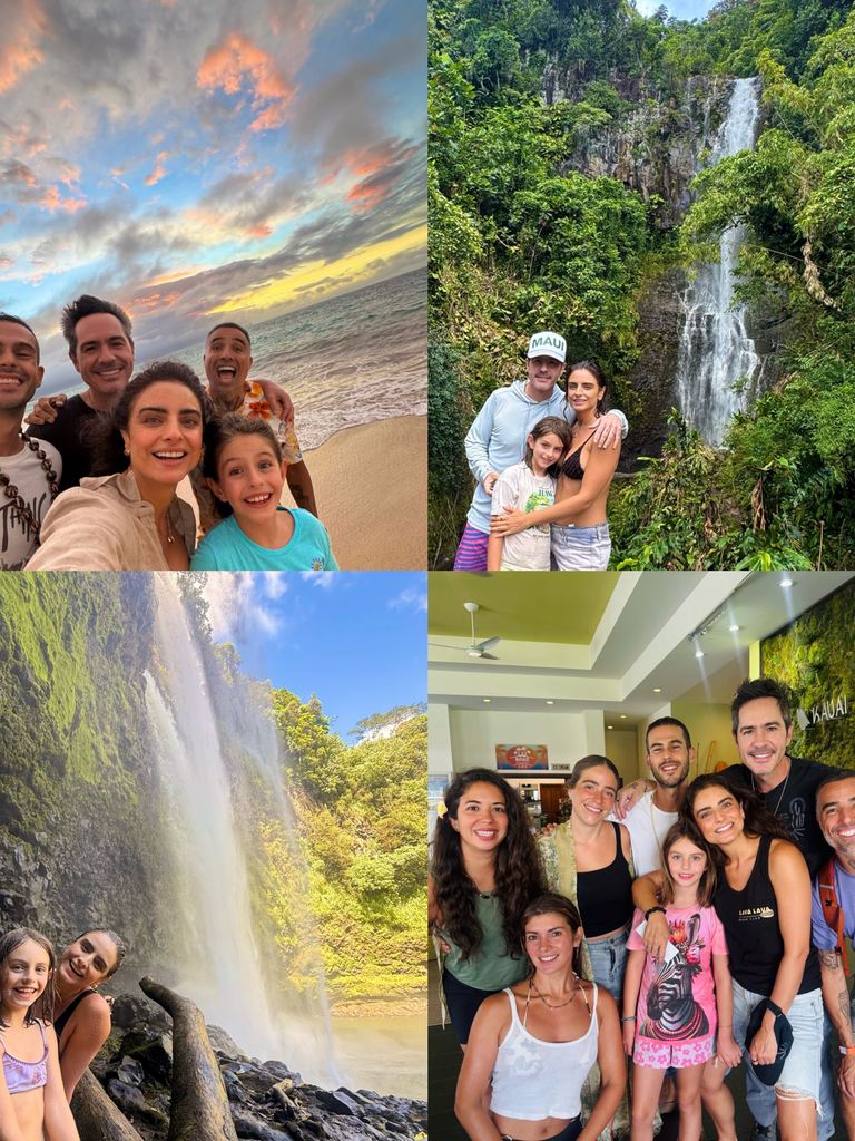 Los actores estuvieron acompañados de buenos amigos durante su aventura.