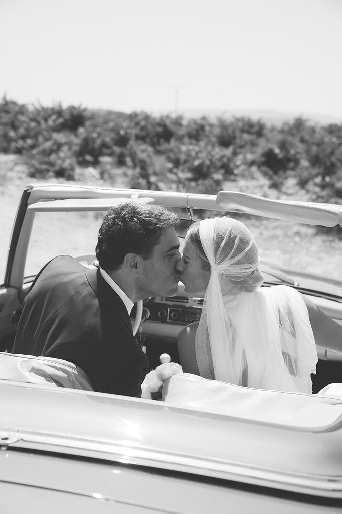 Nerea y Saimon recién casados