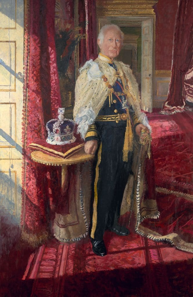 Cuadro del rey Carlos III en su coronación 