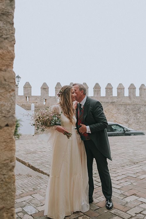 Look de novia romántico