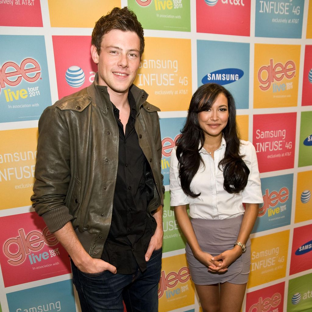 Corey Monteith y Naya Rivera