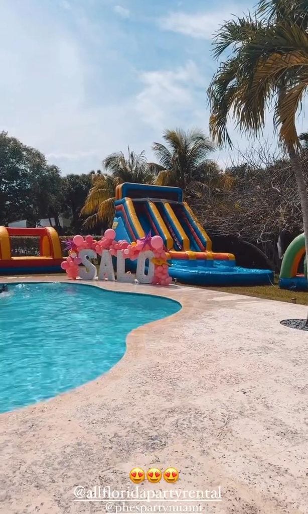 fiesta de salom hija de daniela ospina y james rodr guez