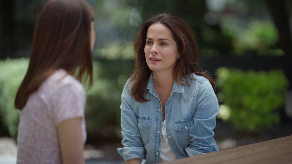 Danna García en su personaje de Rebeca