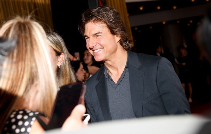 Tom Cruise en un acto