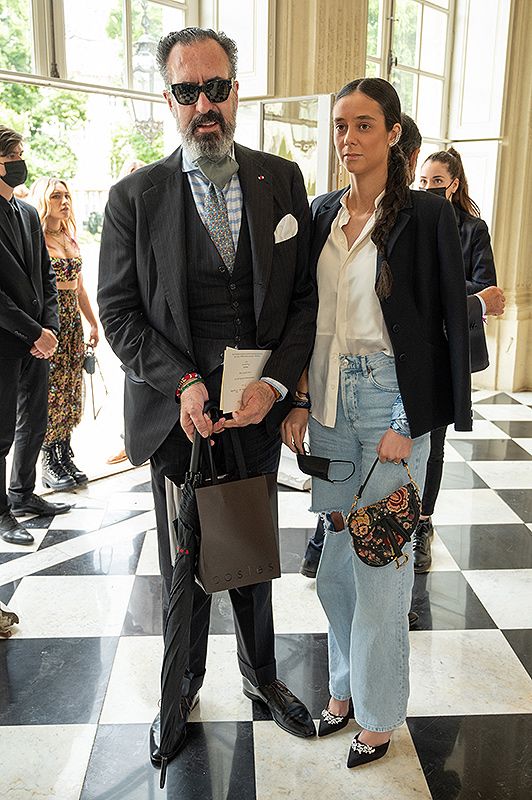 Victoria de Marichalar con su padre