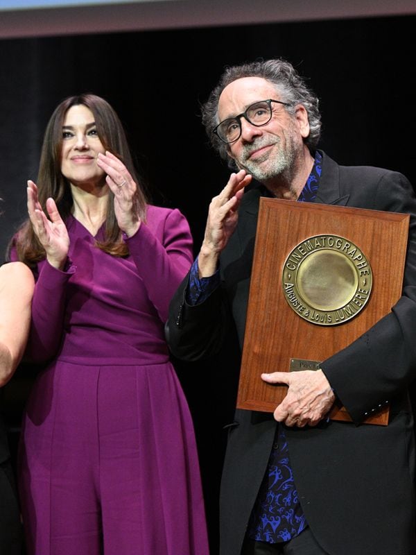 Tim Burton y Monica Bellucci