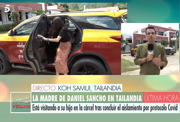 Daniel Sancho recibe la visita de su madre en la cárcel