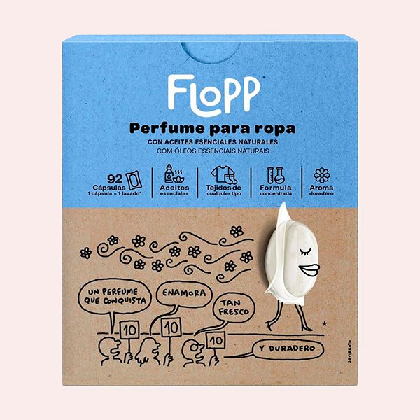 Flopp - Perfume para la Ropa con Aceites Esenciales Naturales en Pastillas
