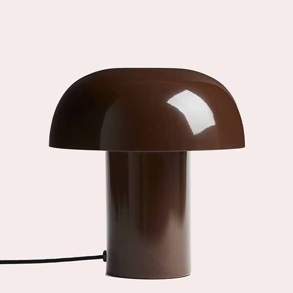 Lámpara de Mesa de Metal Marrón H&M