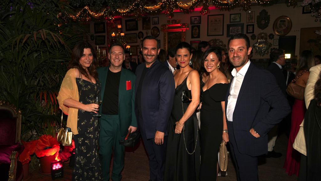 El matrimonio formado por Carlos Latre y Yolanda Marcos_ Mario Sandoval, con su mujer, Cristina Pérez_ y Fran Vicente y su pareja