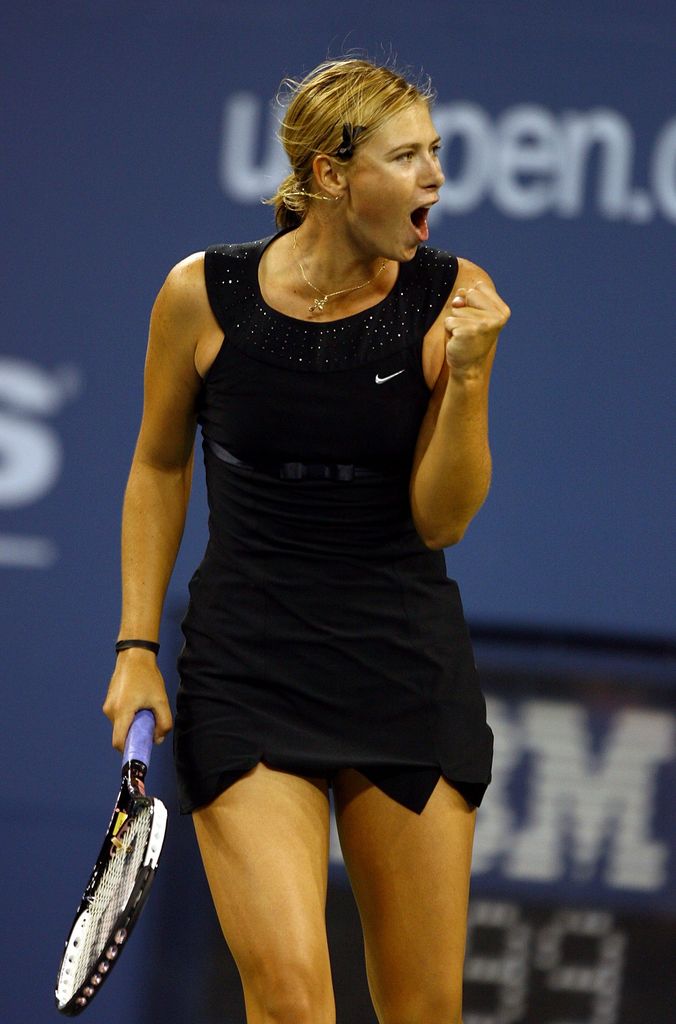 Maria Sharapova en el US Open 2006.