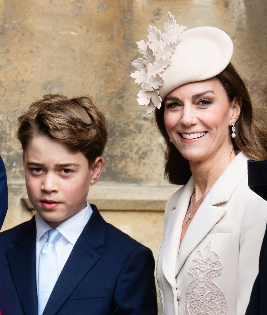 Kate Middleton, princesa de Gales, en la misa de Pascua 2026.