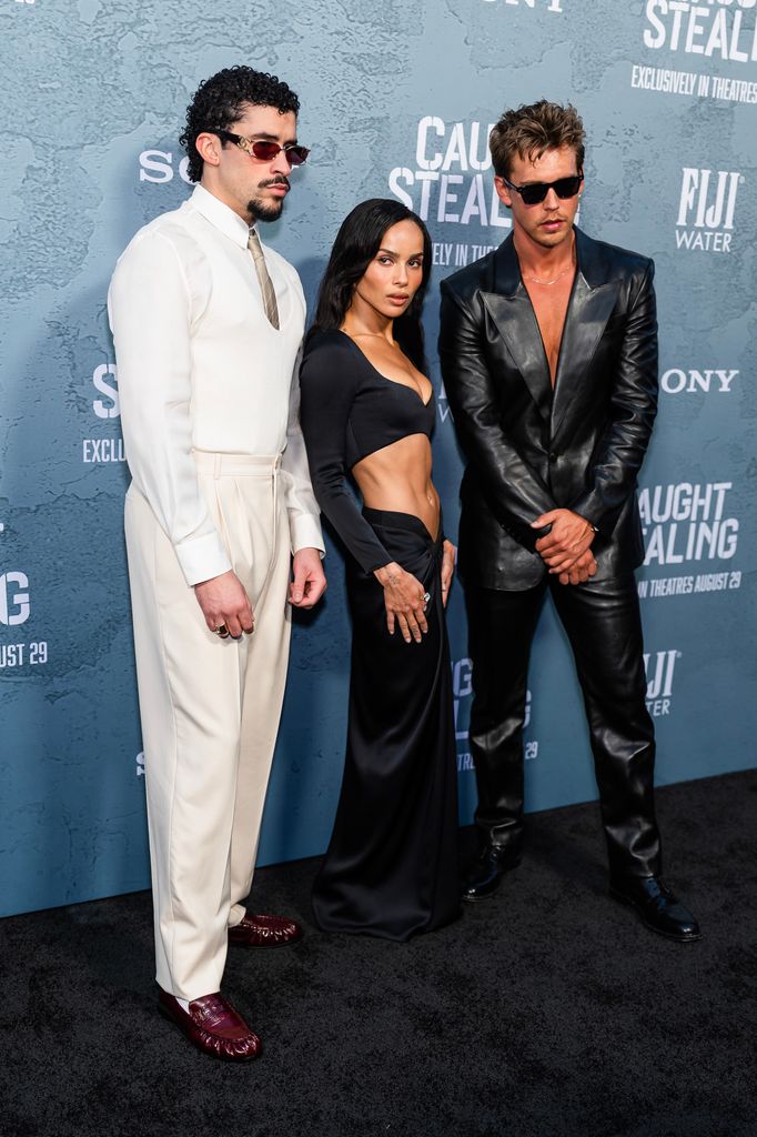  Bad Bunny, Zoe Kravitz y Austin Butler.
