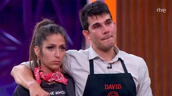 David y Camino, concursantes de MasterChef 11