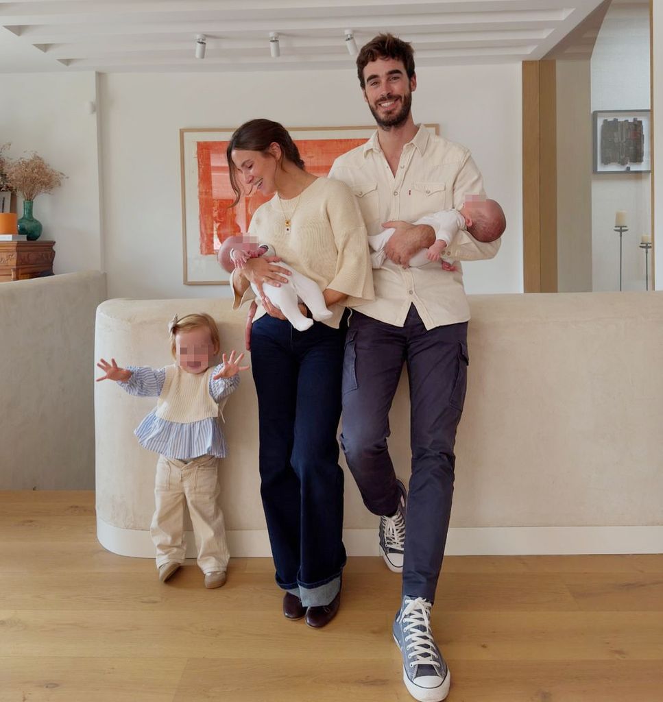 Marta Pombo presume de familia