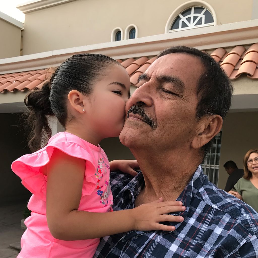 Giulietta era mucho más pequeña cuando su abuelo falleció.