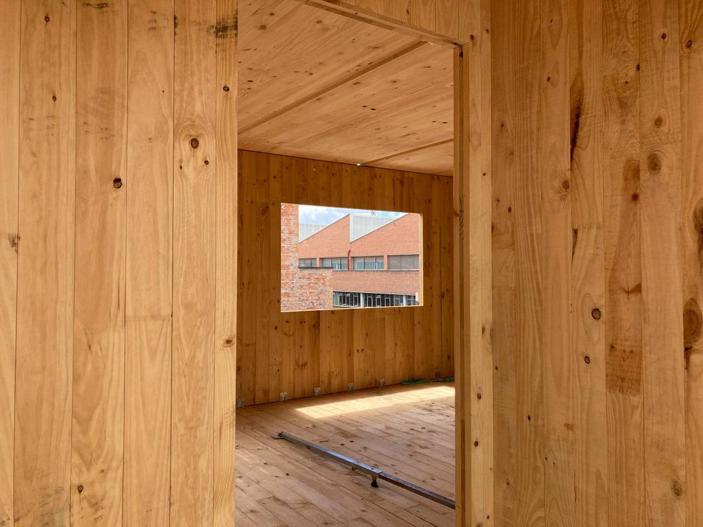 Bloque de pisos en Madrid con estructura de madera CLT certificada