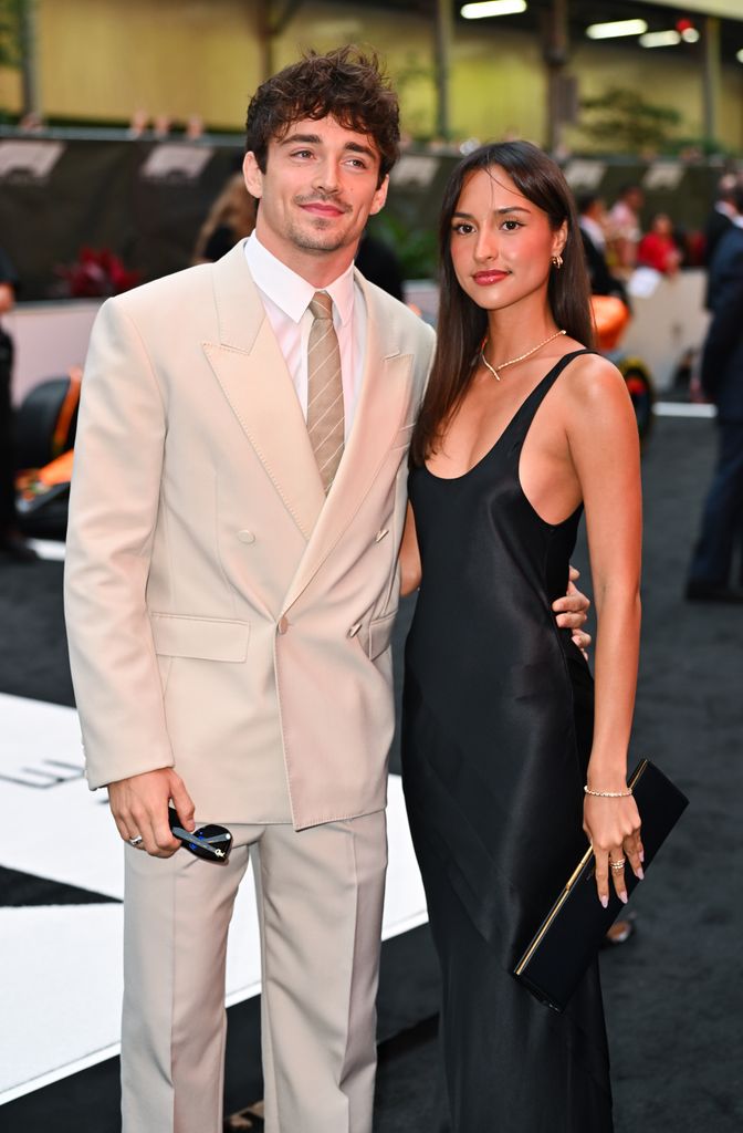  Charles Leclerc y su pareja Alexandra Saint Mleux.
