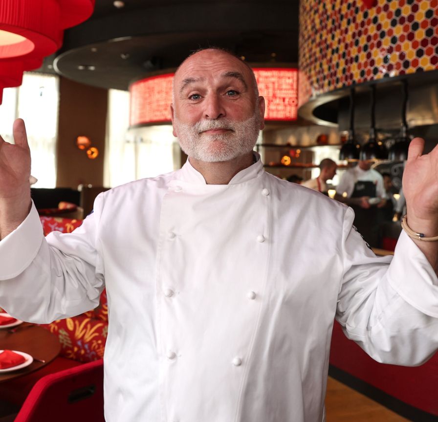José Andrés, en su restaurante Jaleo de Las Vegas.