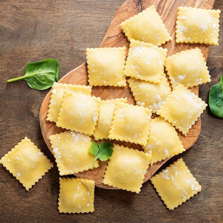 El ravioli es la pasta rellena italiana más conocida en todo el mundo.