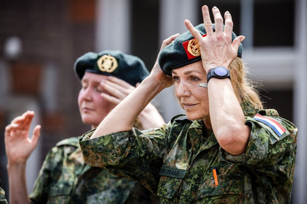 La reina Máxima junto a su boina