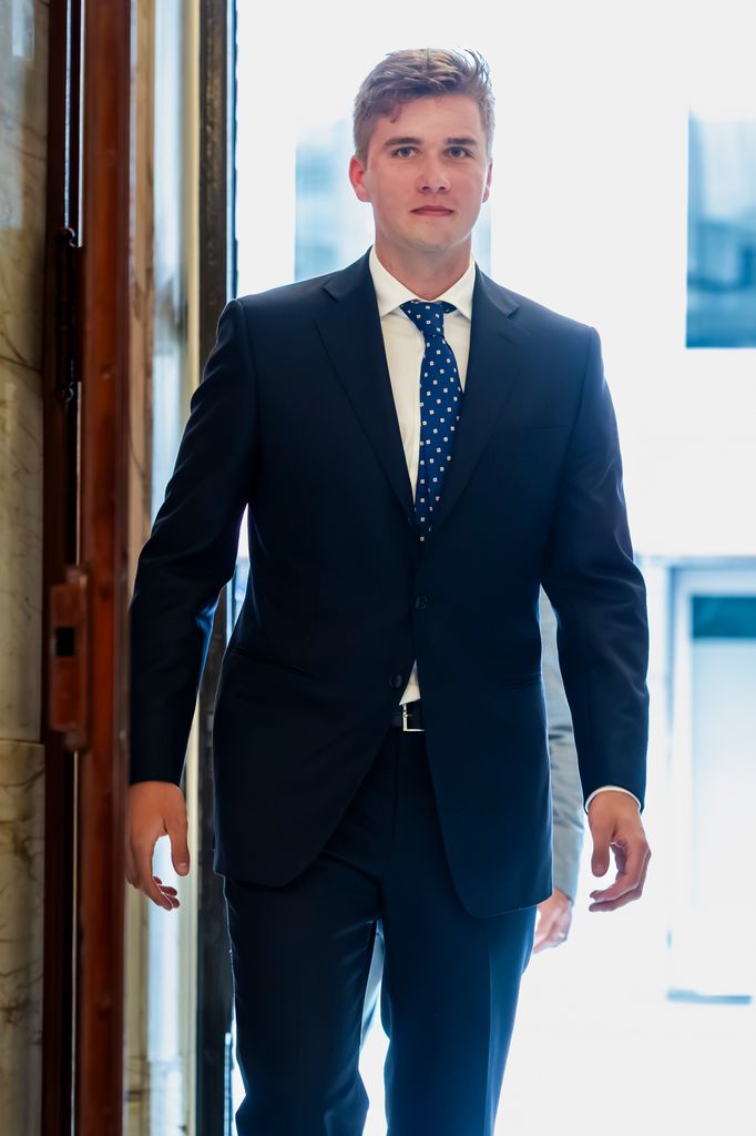 Gabriel de Bélgica, en su primer acto en solitario