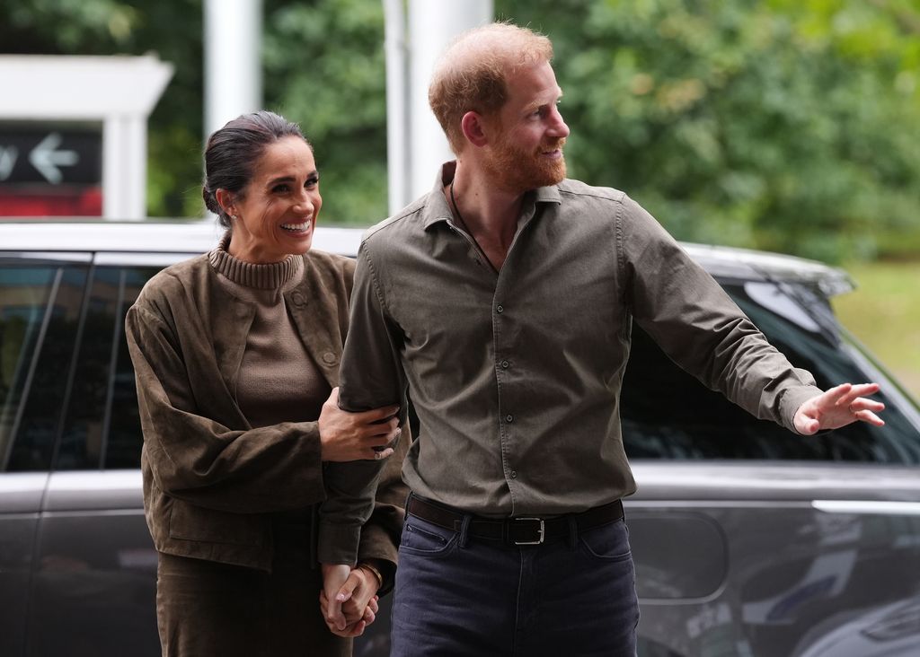 El príncipe Harry y Meghan a su llegada a Australia