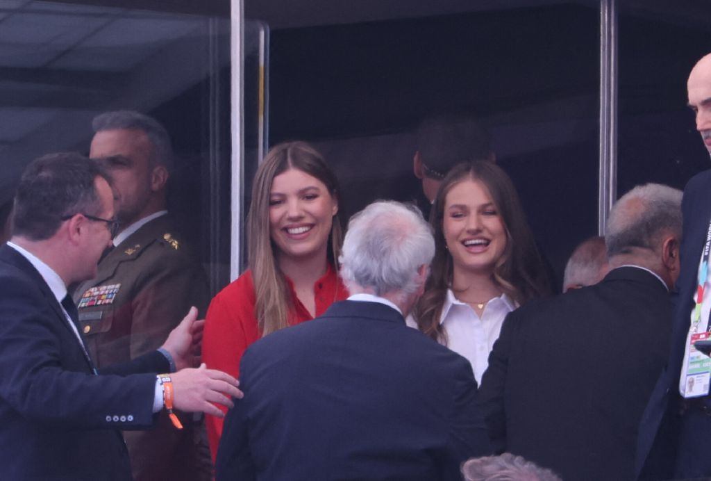 La infanta Sofía y la princesa Leonor, por primera vez en la final de un Mundial
