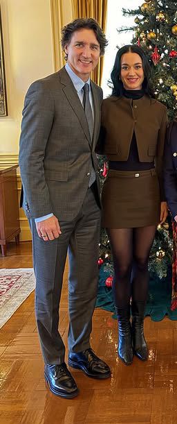 Justin Trudeau y Katy Perry debutaron como pareja en las redes sociales con esta fotografía de su reunión con Fumio Kishida.