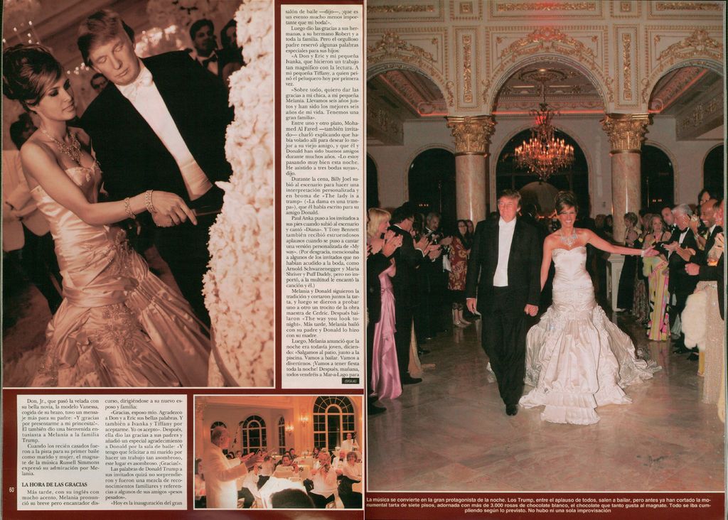 Boda Donald y Melania Trump