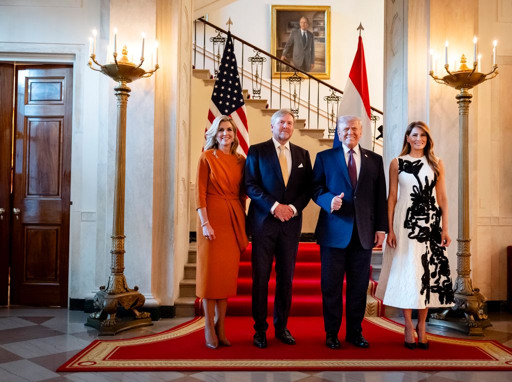 Una imagen para el recuerdo de la visita de los Reyes Guillermo y Máxima a la Casa Blanca
