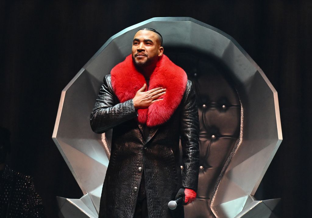 Don Omar en su concierto en Duluth, Georgia, en abrild e 2024.