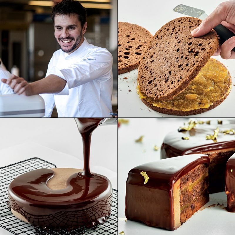 Miquel Guarro y su tarta Sacher