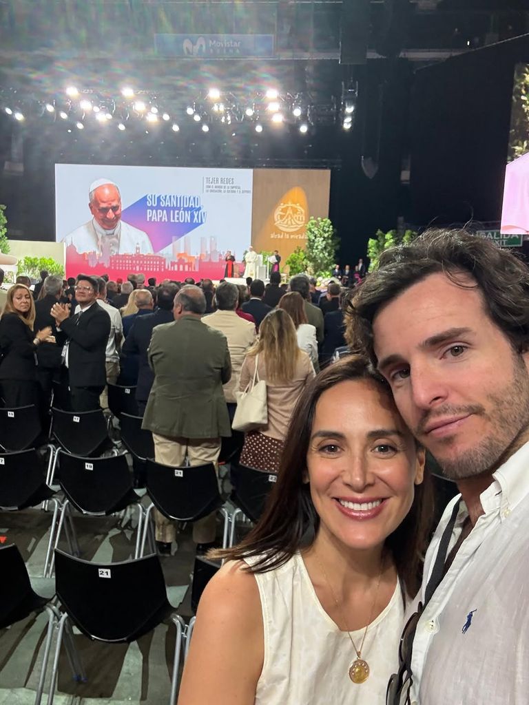 La hija de Isabel Preysler, muy emocionada con la visita del Papa