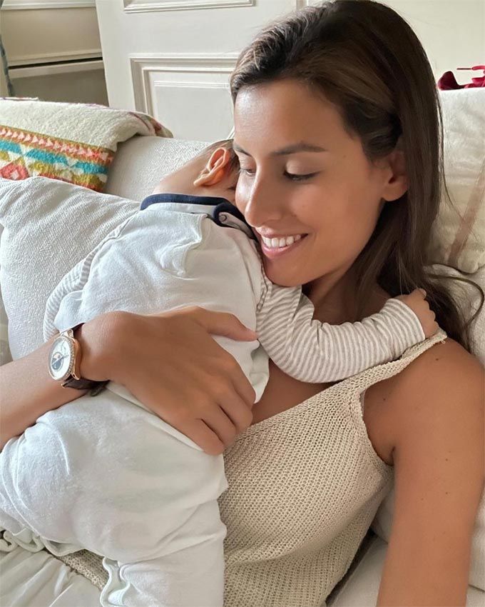 Ana Boyer y su hijo Mateo
