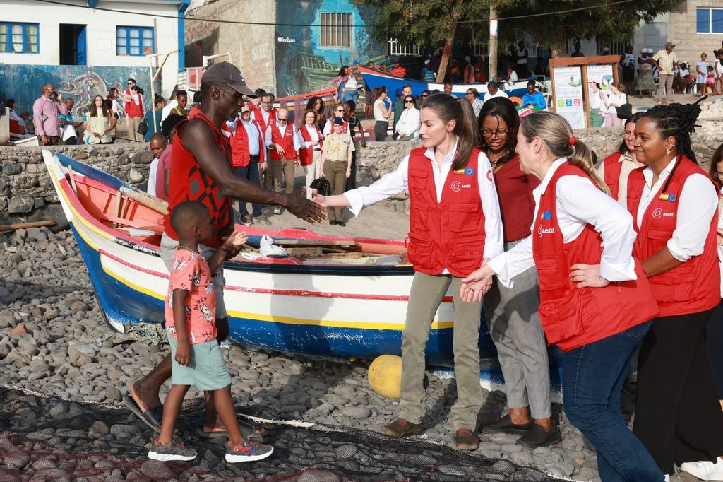 La reina Letizia en Cabo Verde