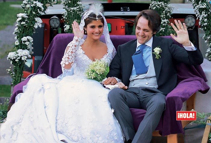 La boda de Alia El Assir tuvo como escenario la exclusiva estación de esquí suiza de Gstaad
