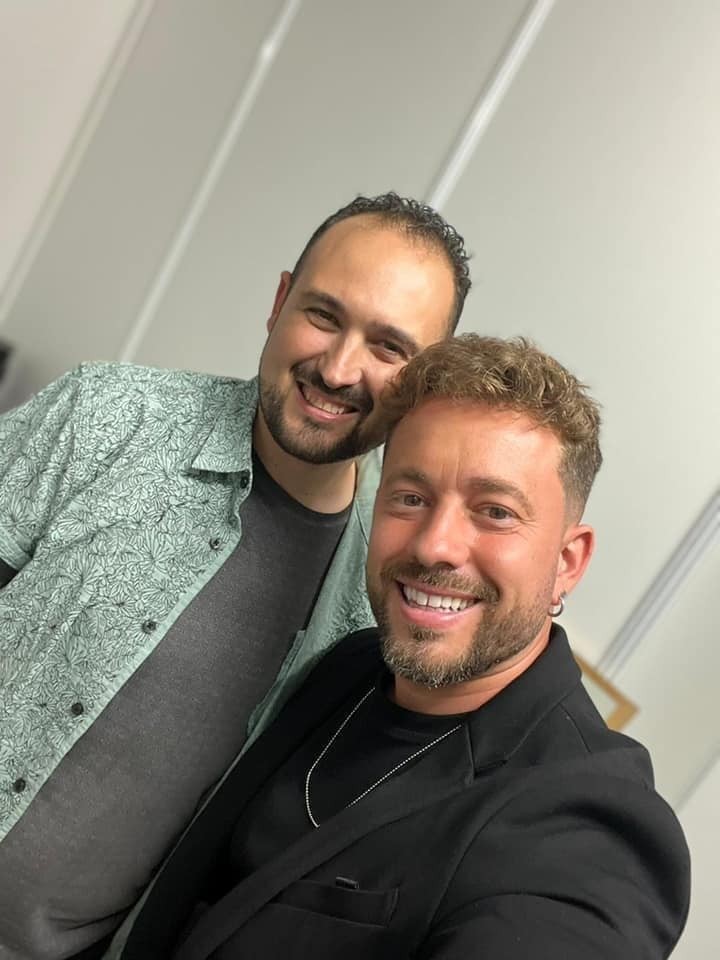 Selfie de Javi Couceiro y Manuel Graviño 