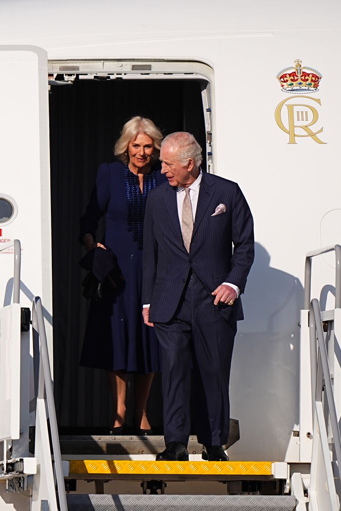 Carlos III y Camilla aterrizan en Roma