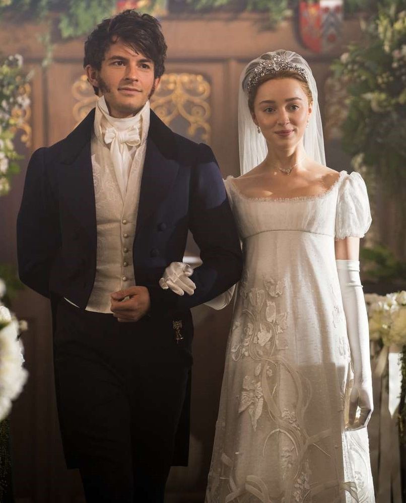 Daphne Bridgerton en la primera temporada de 'Bridgerton'.