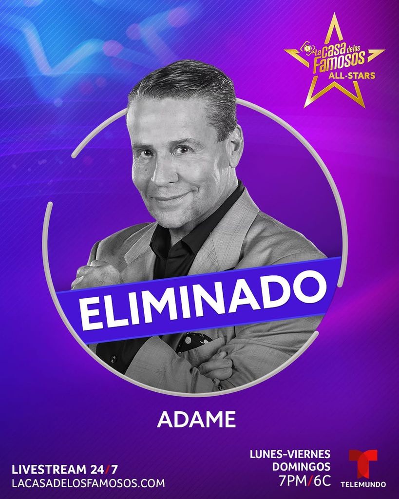 Alfredo Adame es el último eliminado de 'La Casa de los Famosos All-Stars'