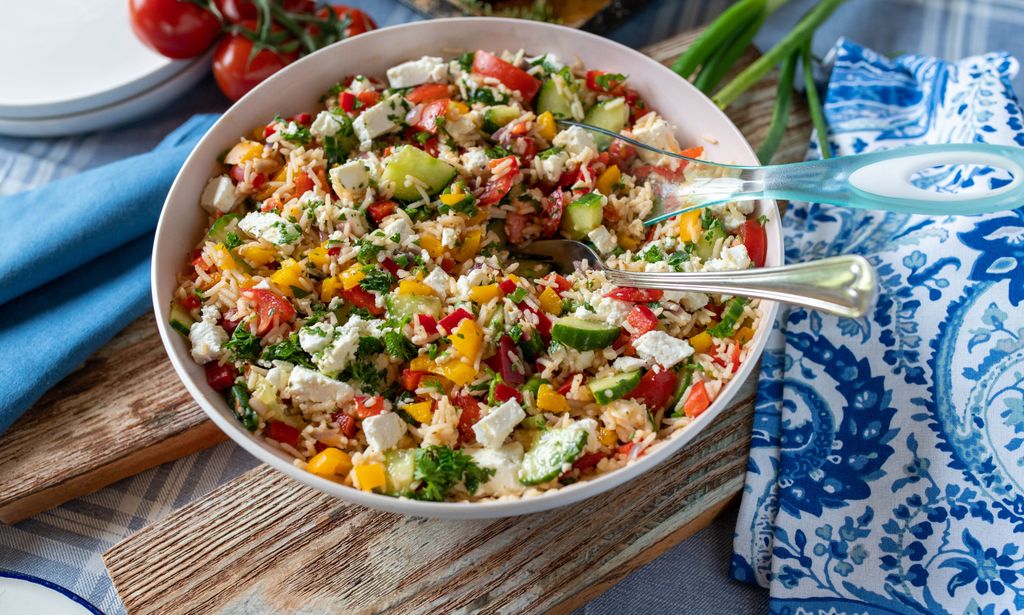 Ensalada de arroz Mediterránea