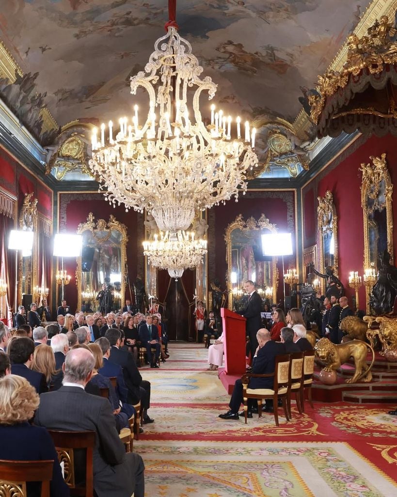 Imagen del Salón del Trono del Palacio Real de Madrid
