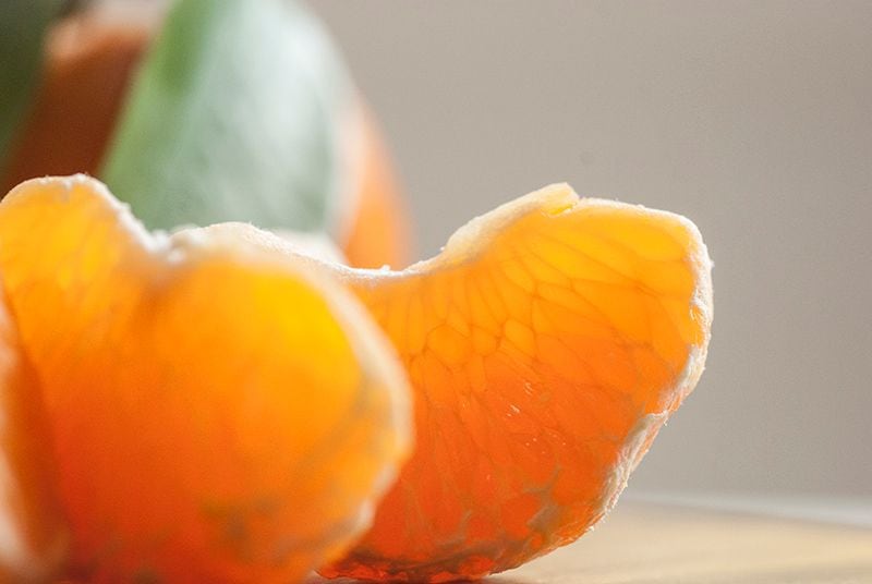 Cubitos de hielo de mandarina Orri