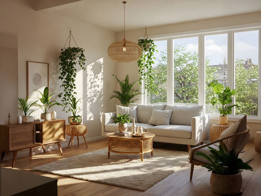 Plantas en el salón