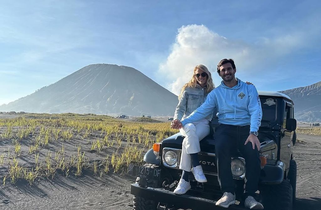 Angie Rigueiro, de luna de miel en Indonesia. Agosto de 2025