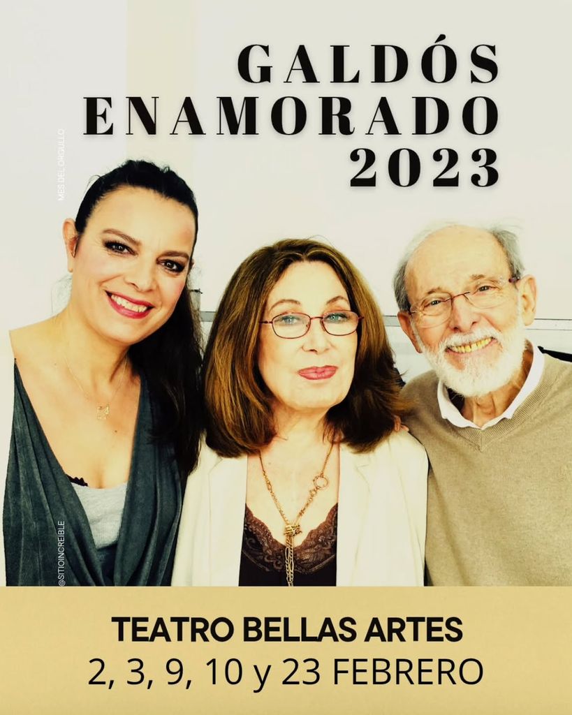 Cartel de 'Galdós Enamorado 2023', que ha estado representando en Madrid